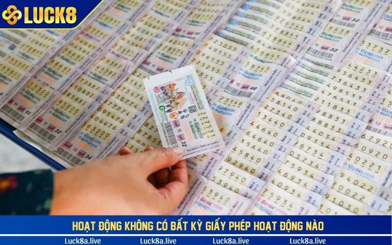 Nhận biết khi không có giấy phép hoạt động